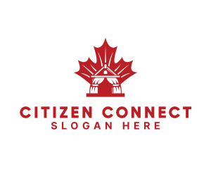 Citizenship - Red Canadian Gazeebo logo design