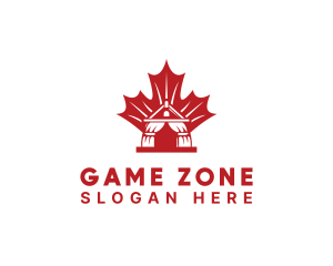 Interior Designer - Red Canadian Gazeebo logo design