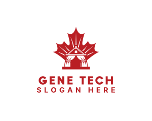 Red Canadian Gazeebo logo design