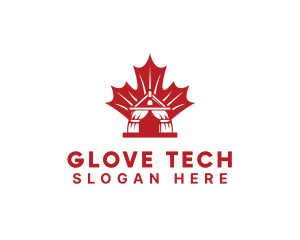 Red Canadian Gazeebo logo design