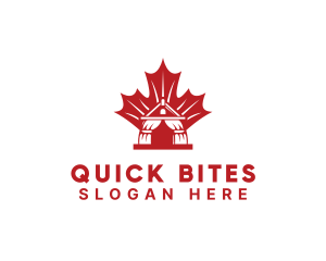 Red Canadian Gazeebo logo design