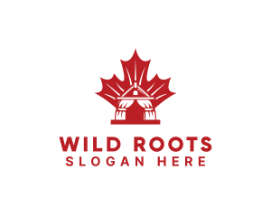 Red Canadian Gazeebo logo design