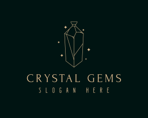 Crystal Perfume Bottle logo design