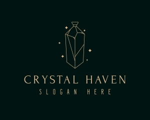 Crystal Perfume Bottle logo design