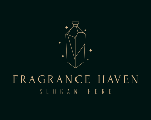 Crystal Perfume Bottle logo design