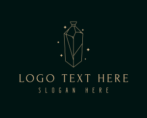 Luxury Brand - Crystal Perfume Bottle logo design