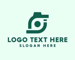 Photo Booth - Abstract Camera Photography logo design