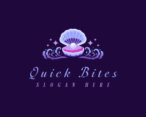 Ocean Pearl Clam Logo