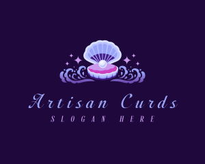 Ocean Pearl Clam logo design