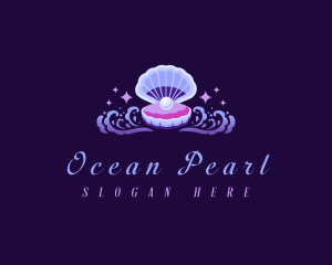Ocean Pearl Clam logo design