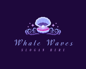 Ocean Pearl Clam logo design