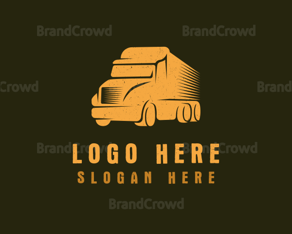 Commercial Truck Business Logo