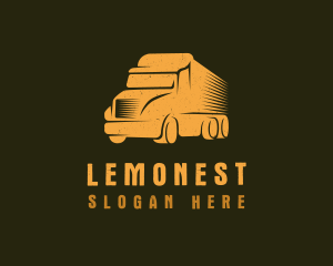 Driver - Commercial Truck Business logo design