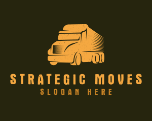 Commercial Truck Business logo design