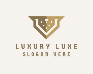 Luxury Shield Badge logo design