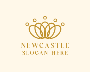 Elegant Ring Crown logo design