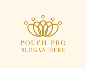 Elegant Ring Crown logo design