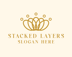 Elegant Ring Crown logo design