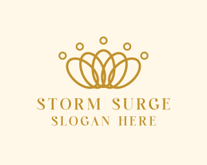 Elegant Ring Crown logo design