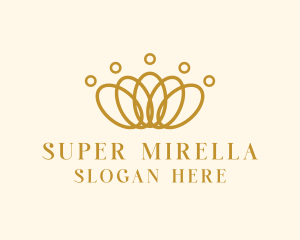 Gold - Elegant Ring Crown logo design