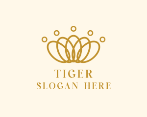 Elegant Ring Crown logo design