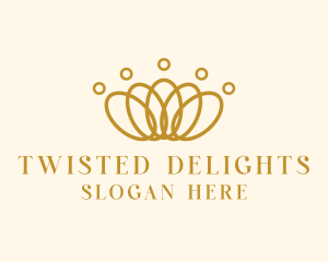 Elegant Ring Crown logo design