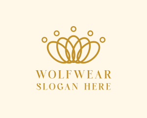 Elegant Ring Crown logo design