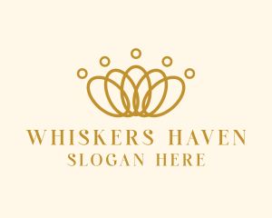 Elegant Ring Crown logo design