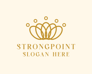 Elegant Ring Crown logo design