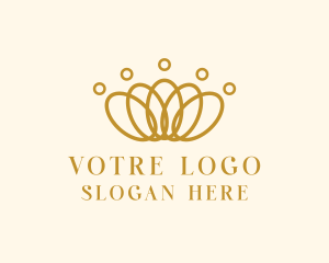 Elegant Ring Crown logo design