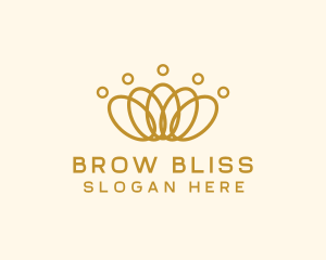 Elegant Ring Crown logo design