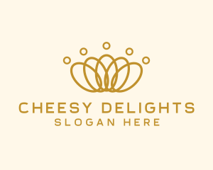 Elegant Ring Crown logo design