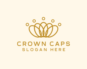 Elegant Ring Crown logo design