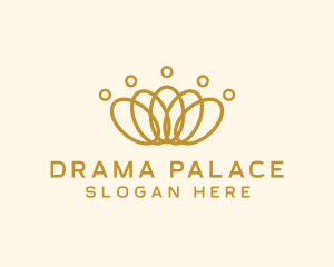 Elegant Ring Crown logo design