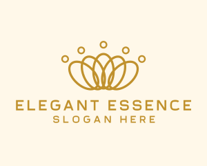 Elegant Ring Crown logo design