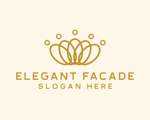 Elegant Ring Crown logo design