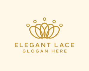 Elegant Ring Crown logo design