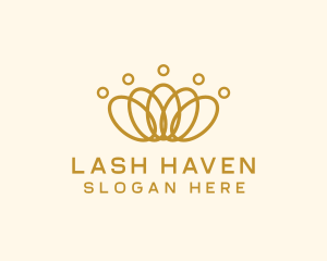 Elegant Ring Crown logo design