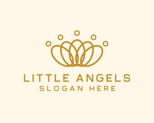 Elegant Ring Crown logo design