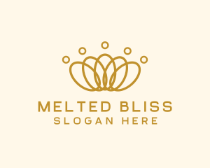 Elegant Ring Crown logo design