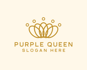 Elegant Ring Crown logo design