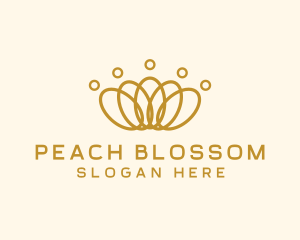 Elegant Ring Crown logo design