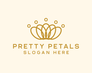 Elegant Ring Crown logo design