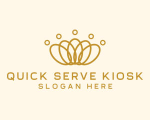 Elegant Ring Crown logo design