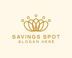 Elegant Ring Crown logo design