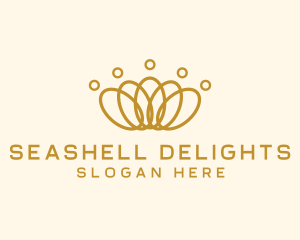 Elegant Ring Crown logo design