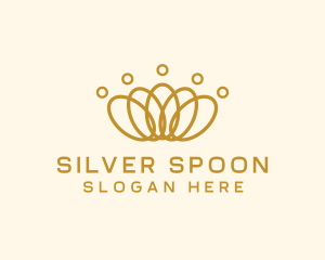 Elegant Ring Crown logo design