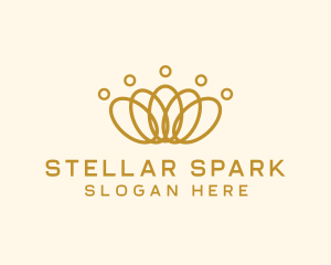 Elegant Ring Crown logo design