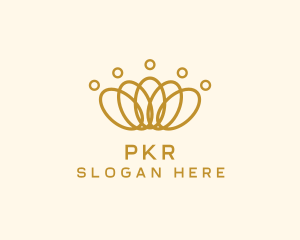 Elegant Ring Crown logo design