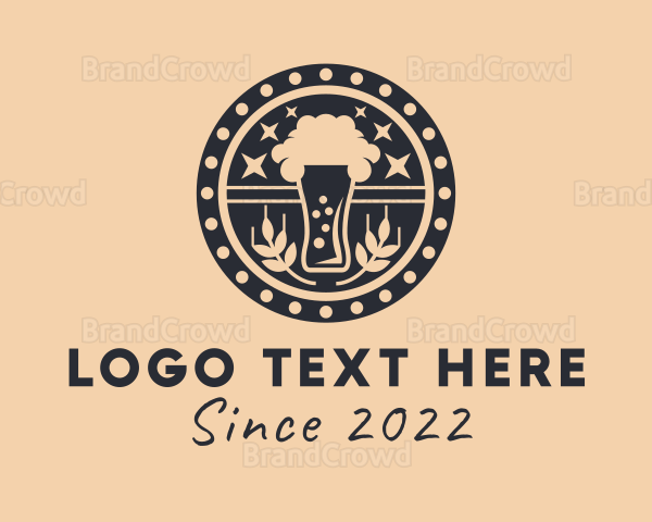 Craft Beer Pub Logo